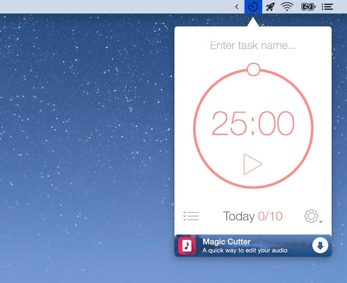 An app on mac that countdown tasks